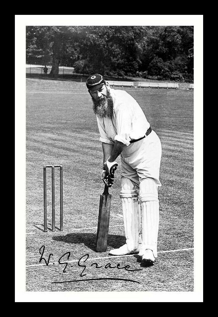 W.G. Grace Autograph Signed & Framed Photo Poster painting