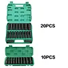 1/2Inch Electric Wrench Socket Set 8-32mm Hexagonal Impact Socket Set(20PCS)