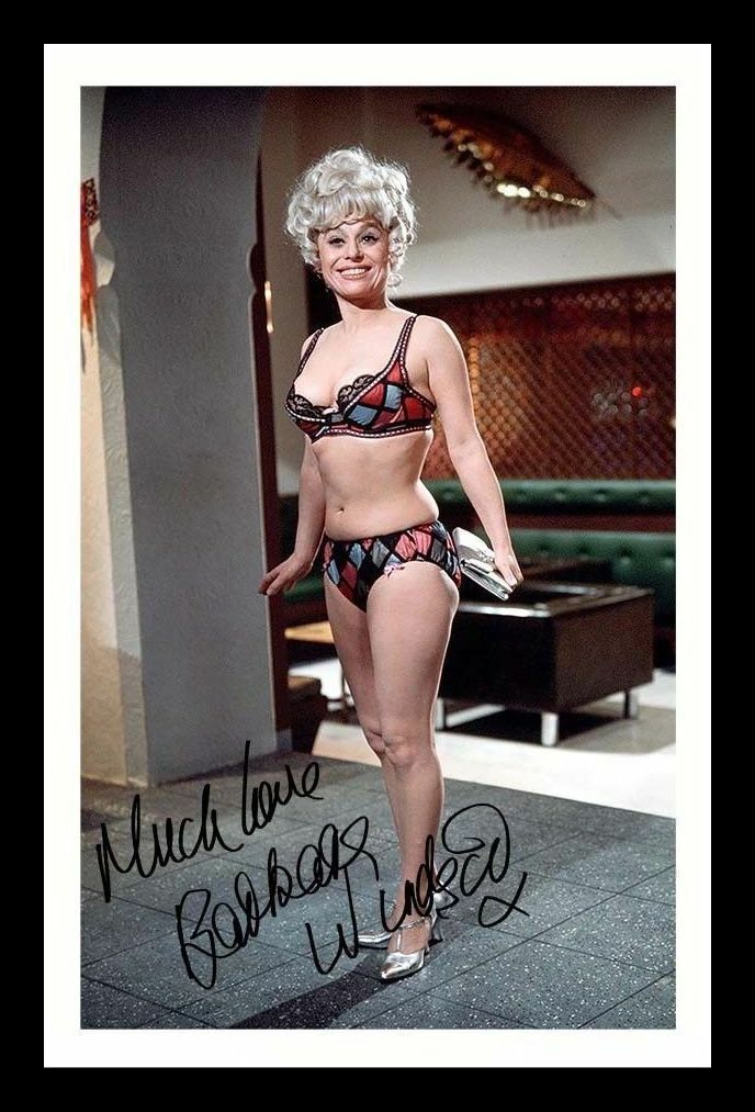 Barbara Windsor - Carry On Autograph Signed & Framed Photo Poster painting