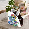 DIY Diamond Painting Kit Triangle Shaped Organizer Box Wooden Storage Box