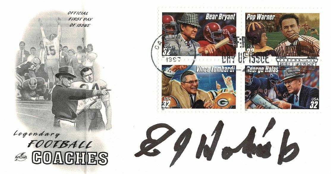 EJ Holub signed autographed envelope! AMCo! 11731