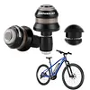 Bike Handlebar End Light Bar End Plug Warning Lights Waterproof Mountain Bike Handlebar Light Type-C Charging High-Brightness Safety Warning Lamp Night Riding Road Bikes Accessories