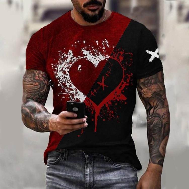 3D Print Quick Dry Retro Vintage Printed T-shirt CXIX tacday