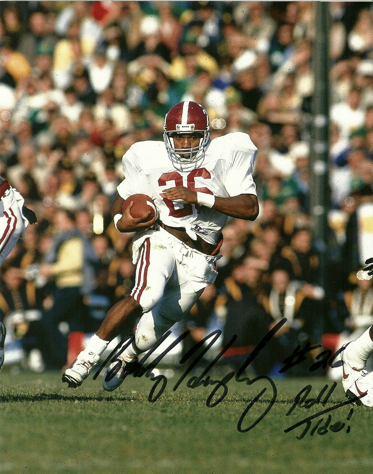 BOBBY HUMPHREY HAND SIGNED ALABAMA CRIMSON TIDE 8X10 Photo Poster painting W/COA