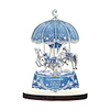 DIY Carousel Diamond Painting Single-sided Wooden Desktop Ornaments