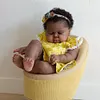 [New Series!] 20" Lifelike African American Handmade Sleeping Reborn Girl Doll Named Maliert - RBBI-Myrebornbabydoll&reg; Myrebornbabydoll&reg;