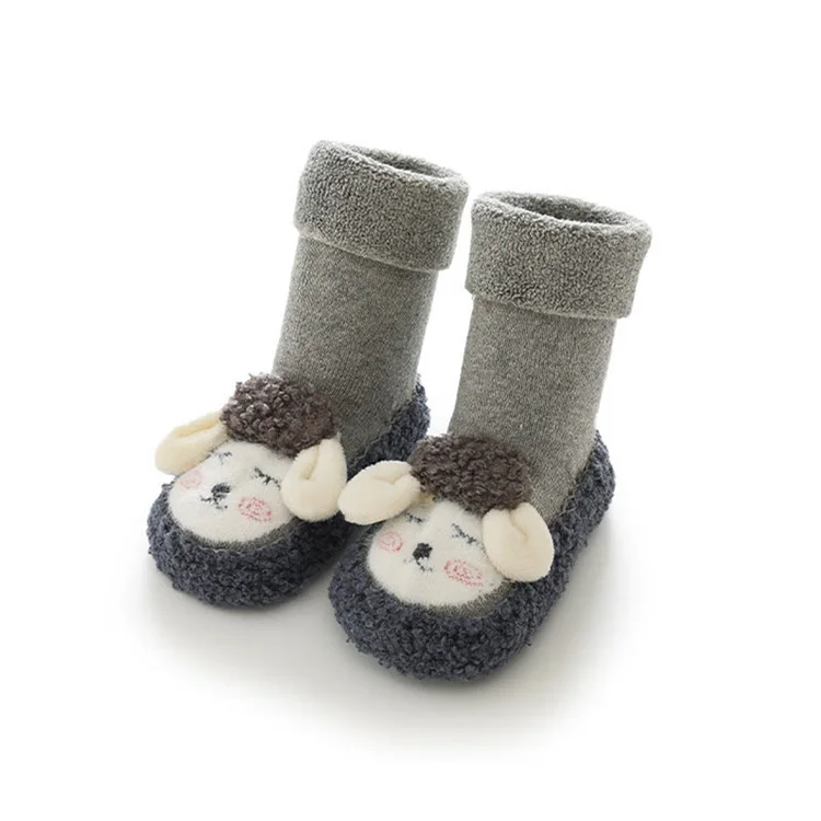 Baby Fleece Lovely Sheep Floor Sleeves Socks