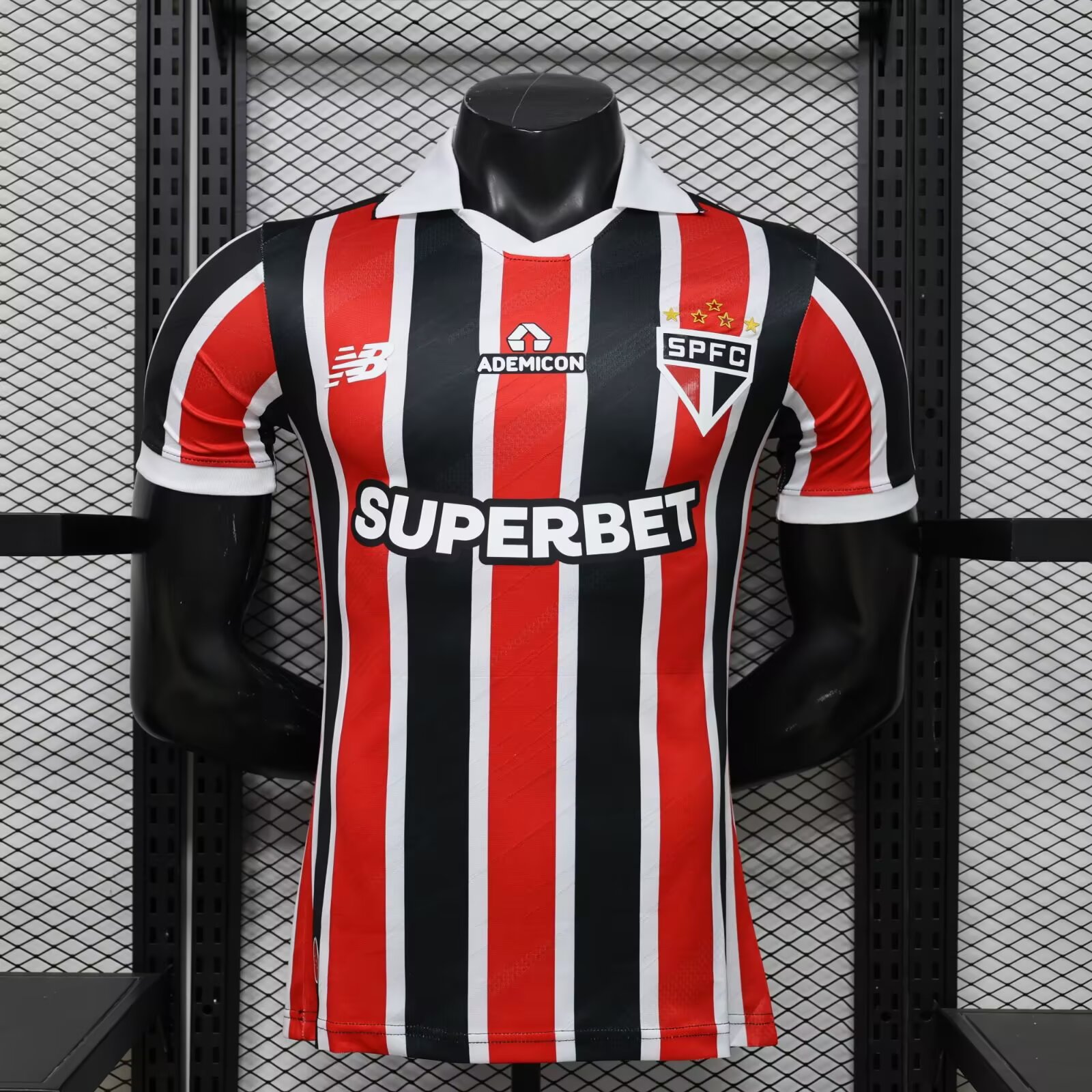 2026/2027 Player Version S&atilde;o Paulo Away Football Jersey 1:1 Thai Quality（The player version jersey is a bit tight, please pay attention to the size selection）
