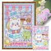 uk.everydayedeals (Limited Stock)Cross Stitch - 11ct Stamped - Dessert de chaton (40*60cm)