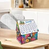5D/DIY Kalender Kristallmalerei Schreibtischkalender Kit Heimdekorationen (Schmetterling)
