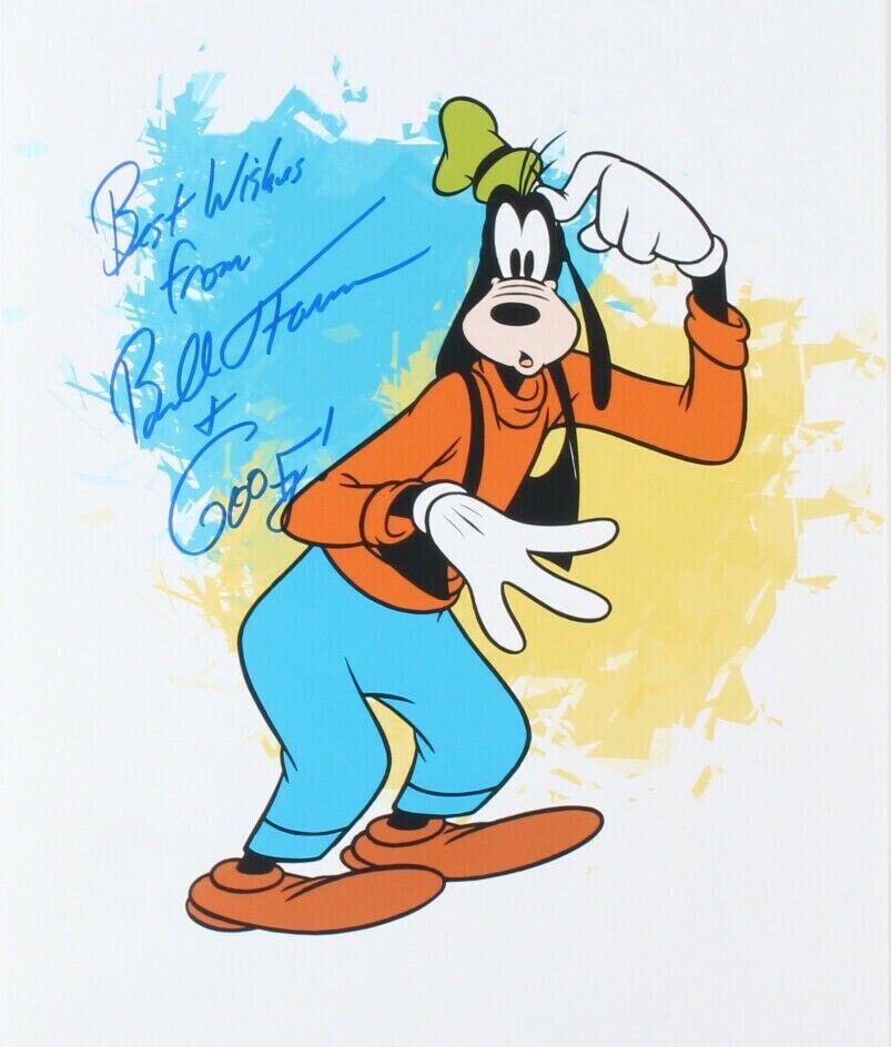 Bill Farmer Autographed Signed 8x10 Photo Poster painting ( Goofy Disney ) REPRINT