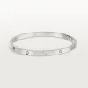 CARTIER LOVE BRACELET, SMALL MODEL, 4 DIAMONDS