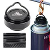 Magnetic Camping Gas Tanks Cap Aluminum Alloy Cover for Outdoor Picnic Barbecue