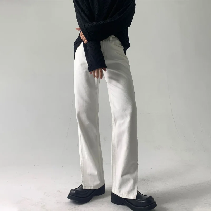 Vintage White Split Jeans