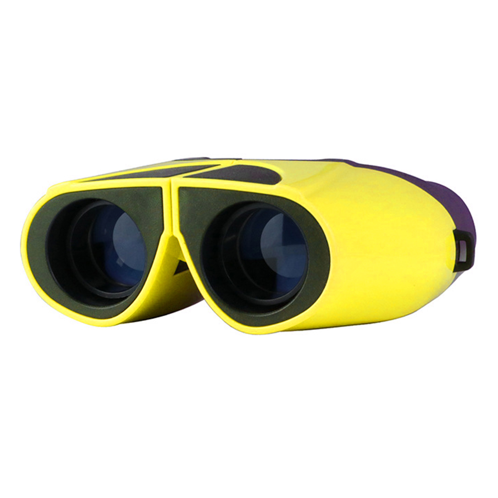 

10X22 HD Mini Hiking Binocular Scope Outdoor Travel Camp Telescope Yellow, 501 Original