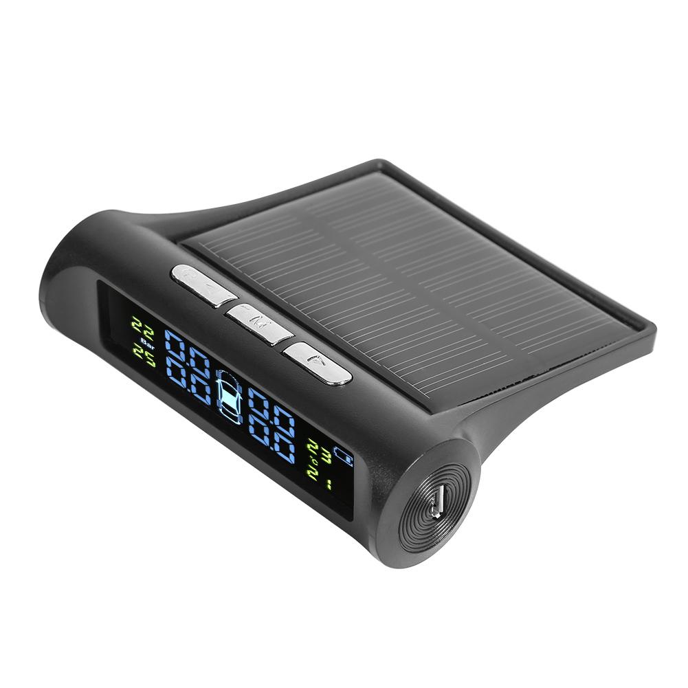 

Solar LCD Car TPMS Voice Alarm Auto Tire Monitoring System with 4 Sensors, Built-in, 501 Original