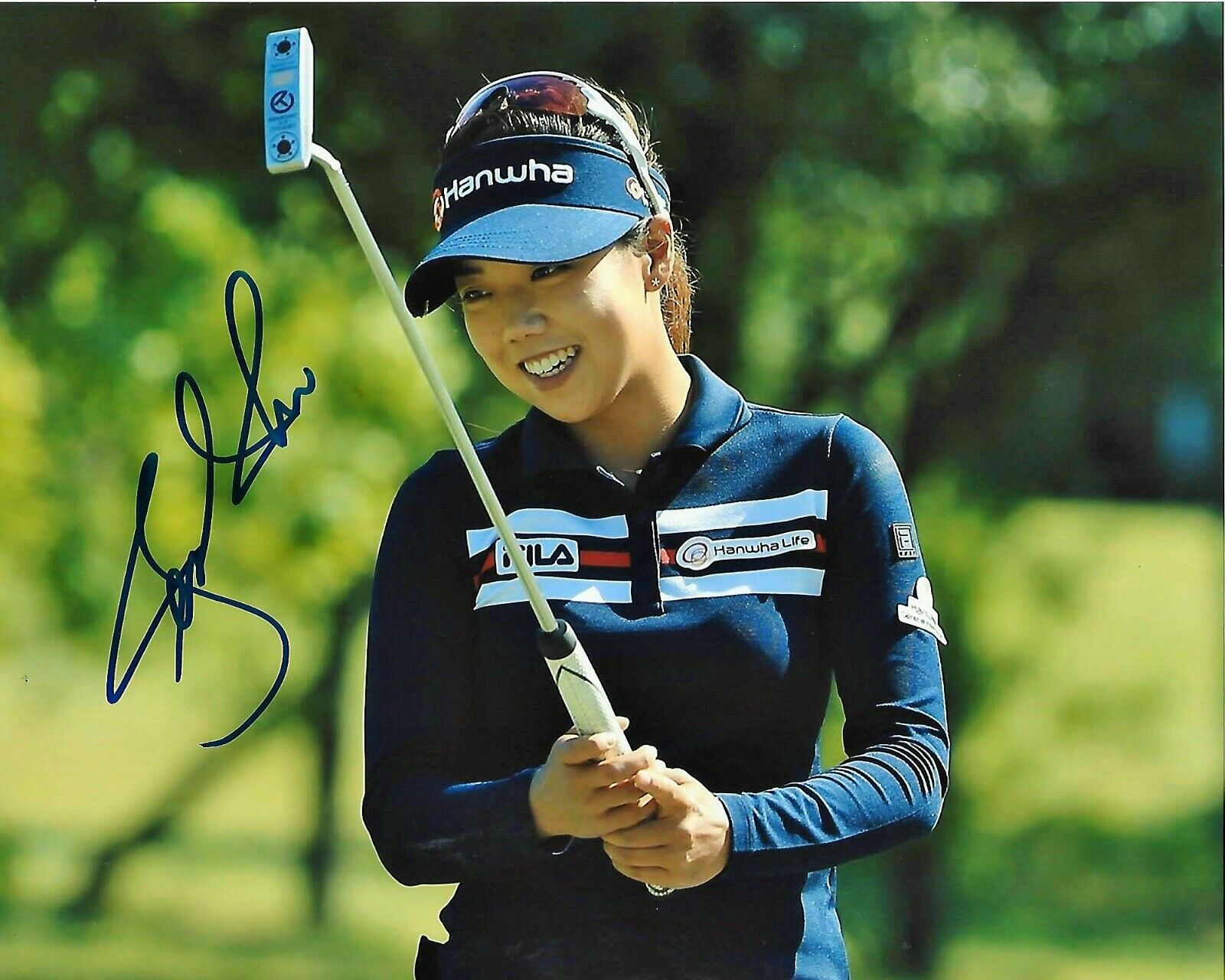 LPGA GOLFER JENNY SHIN HAND SIGNED 8x10 Photo Poster painting w/COA WOMEN'S GOLF