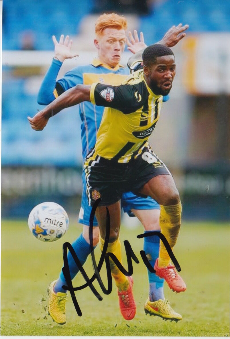 DAGENHAM & REDBRIDGE HAND SIGNED ABU OGOGO 6X4 Photo Poster painting 1.