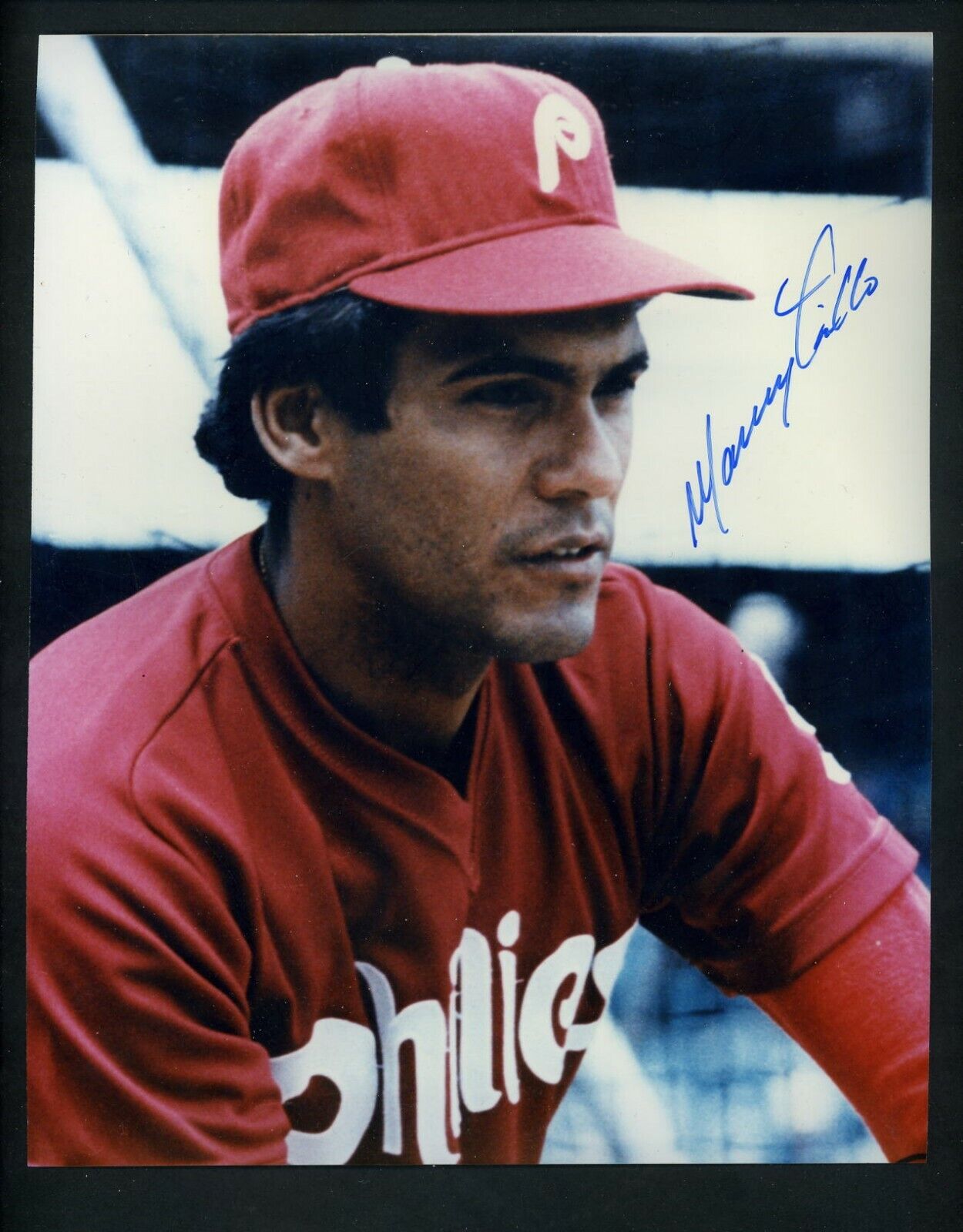 Manny Trillo Signed Autographed 8 x 10 Photo Poster painting Philadelphia Phillies  SHIPPING
