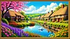 Luxury AB Velvet Diamond Painting Kit - Landscape