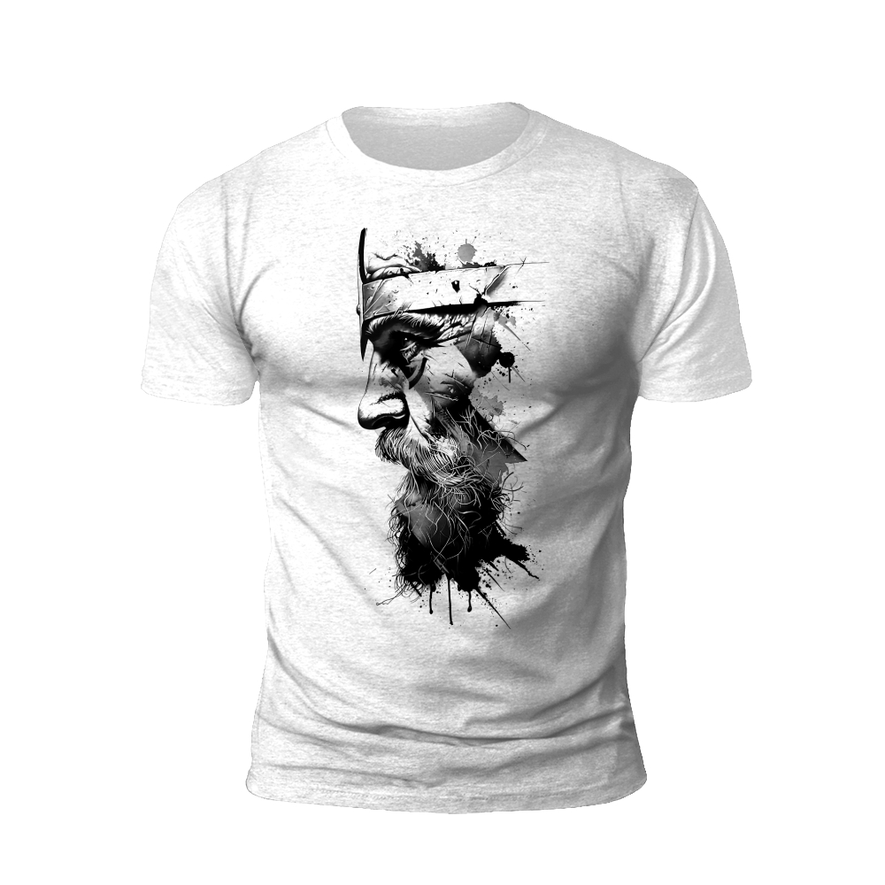 Abstract Viking Portrait T-Shirt