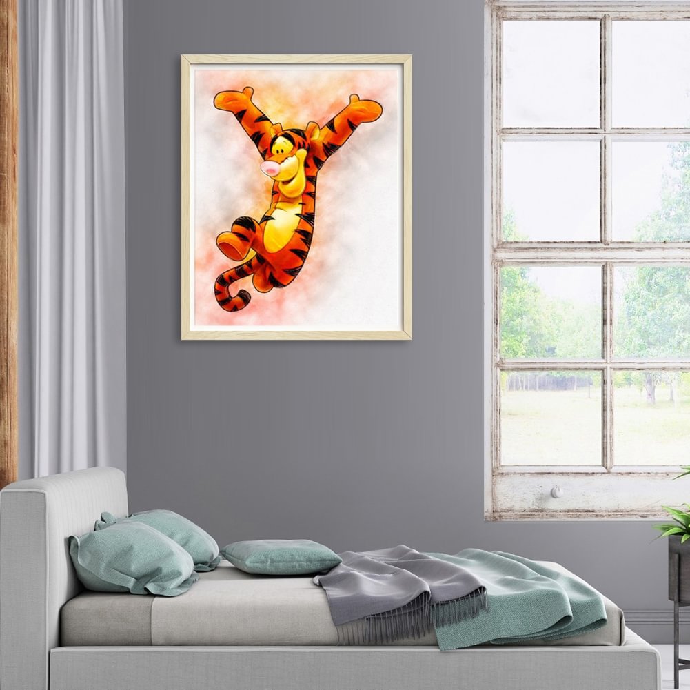 Tigger-Full Round Diamond Painting