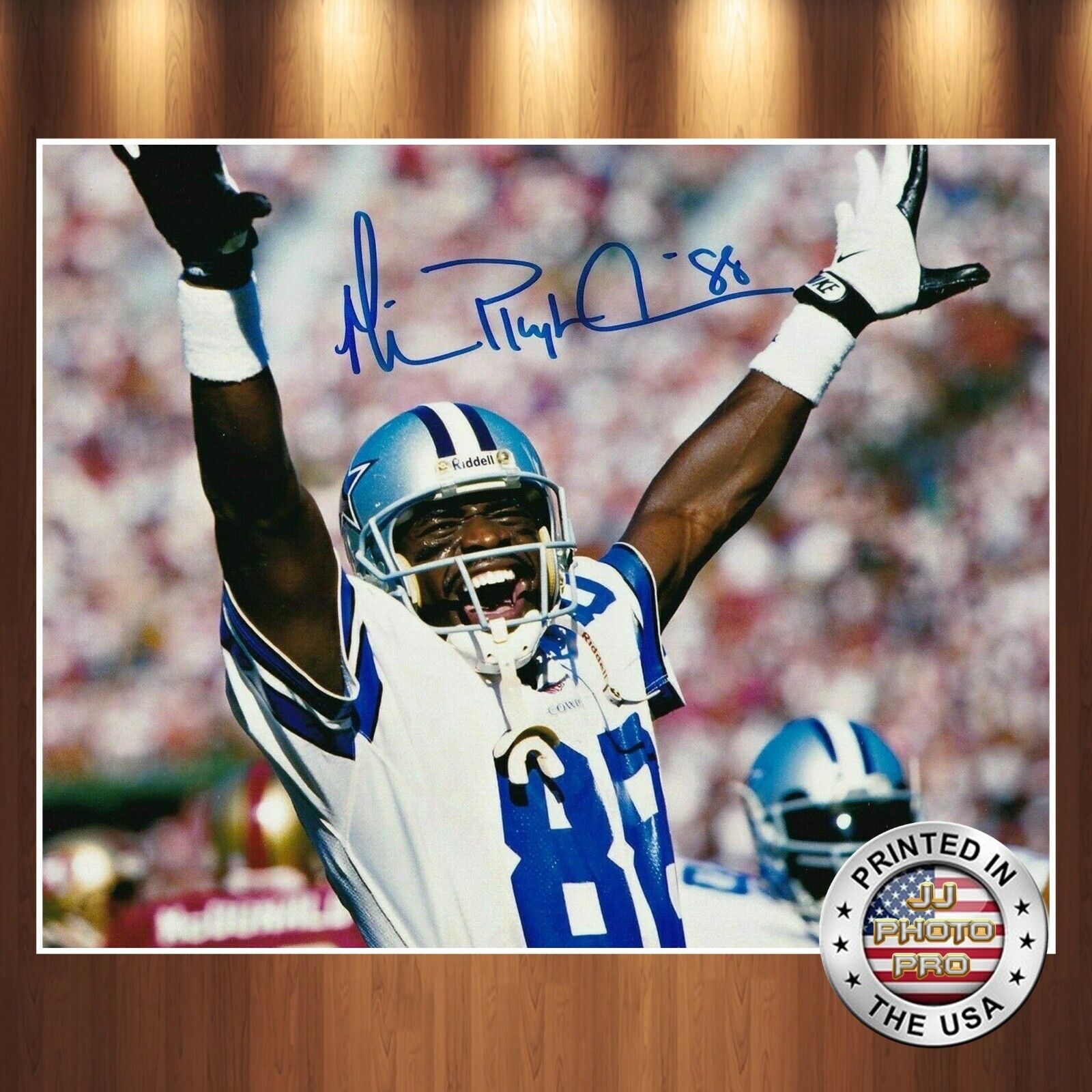 Michael Irvin Autographed Signed 8x10 Photo Poster painting (HOF Cowboys) REPRINT