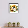 Diamond Painting-DIY Full Round Drill Sheep And Sunflowers