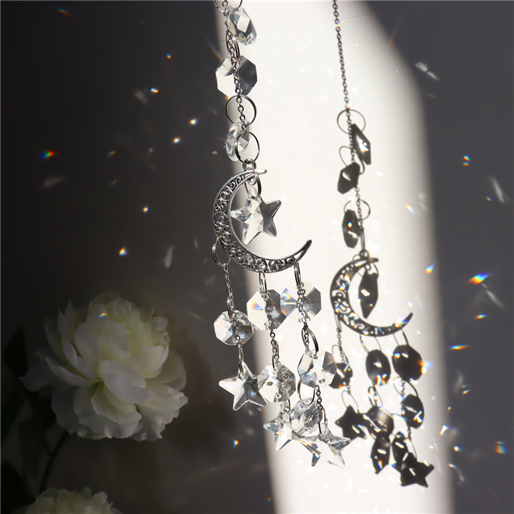 

Moon Star - Art Crystal Suncatcher, 501 Original