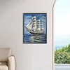 Diamond Painting -DIY Full Square Drill Sailboat