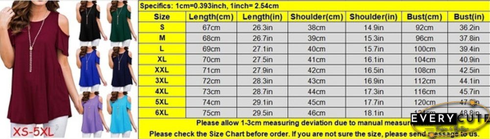 Plus Size XS-6XL Summer Womens Fashion Cold Shoulder Shirts Casual Loose Short Sleeve Crew Neck Floral Tunic Tops Blouses