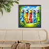 Diamond Painting -DIY Round Drill Colorful Birds(40x40cm)