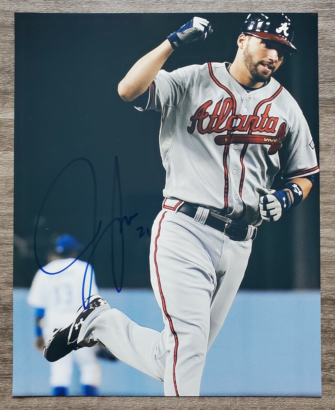 Jeff Francoeur Signed 8x10 Photo Poster painting Atlanta Braves MLB RAD