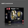 Mould King 10141 MOC Technik Aircraft Engine Block Kit Technology Clamping Blocks Kit Includes Engine and Battery Box Aviation Engine (2256 Pieces +) Adult Building Blocks