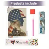 Diamond Painting -DIY Round Drill American Soldiers(40x60cm)
