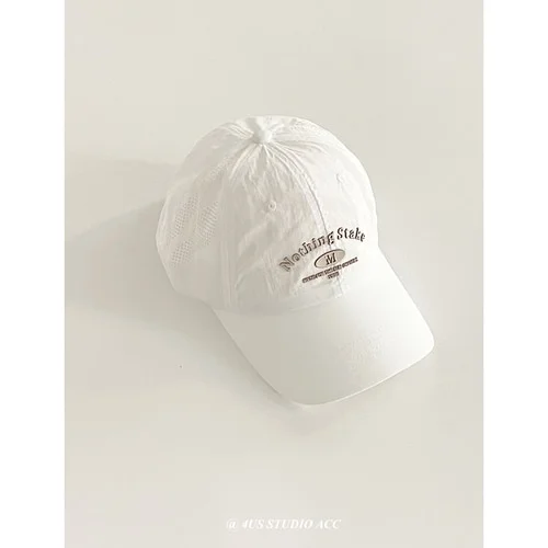 Summer Sun-Proof Mesh Breathable Lightweight Quick-Dry Baseball Cap Womens Korean Style Outdoor Casual Sports Baseball Cap