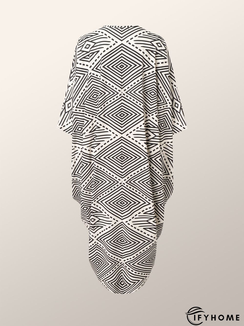 Vacation Long sleeve Elegant Ethnic Batwing Sleeve Dress | IFYHOME