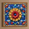 Diamond Painting -DIY Full Round Drill Stained Glass Flower(40*40 CM)
