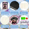 (US Local)Puppy Special Shaped A5 5D DIY Diamond Art Painting Notebook Kit for Friends