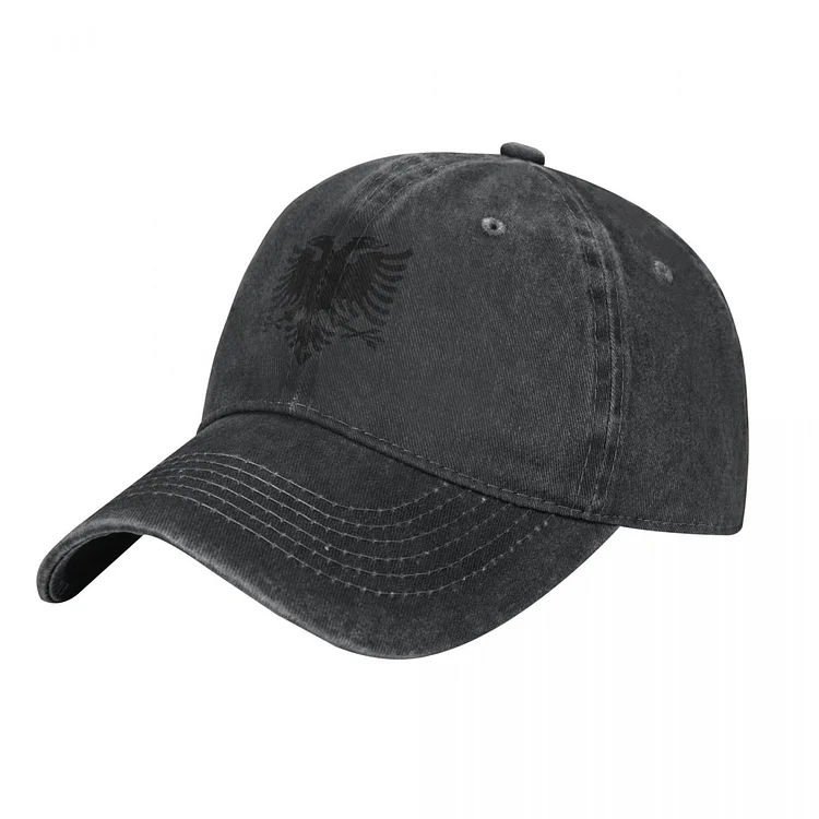 Vintage Albanian Flag Tale Of The Eagle Baseball Caps Men Women Distressed Denim Snapback Hat Outdoor Travel Gift Caps Hat