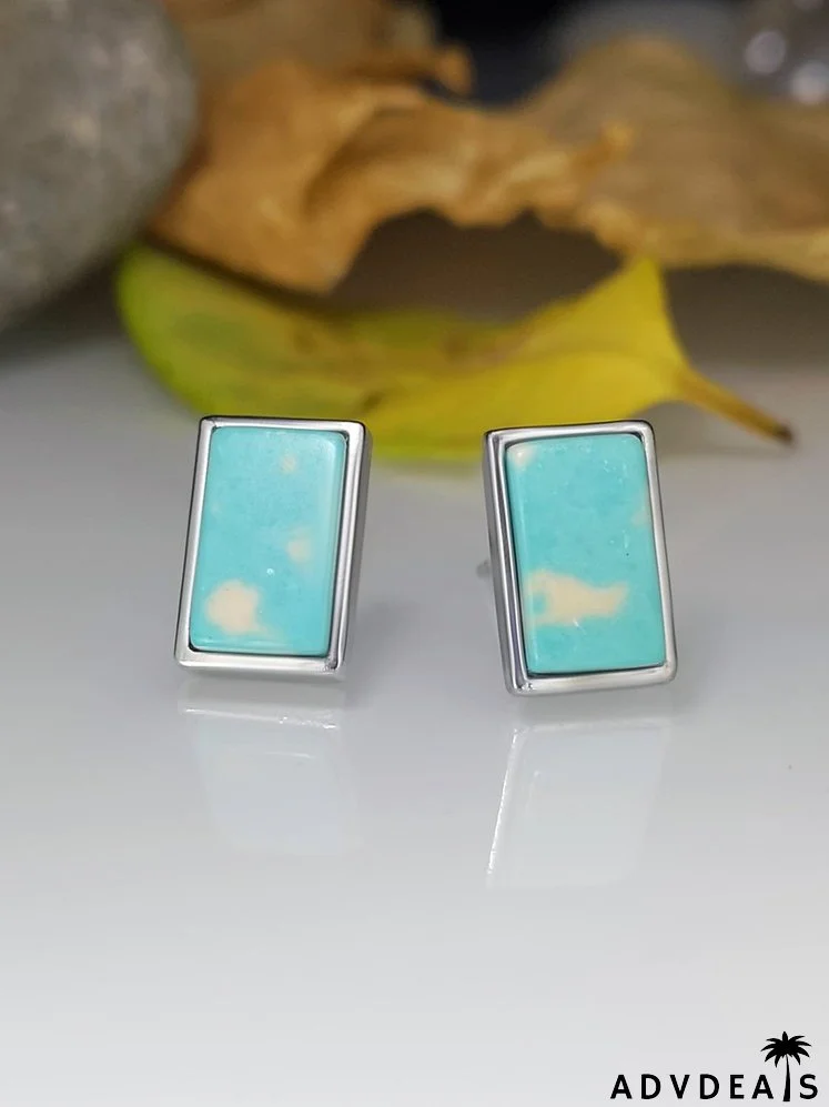 Geo Shaped Stud Earrings