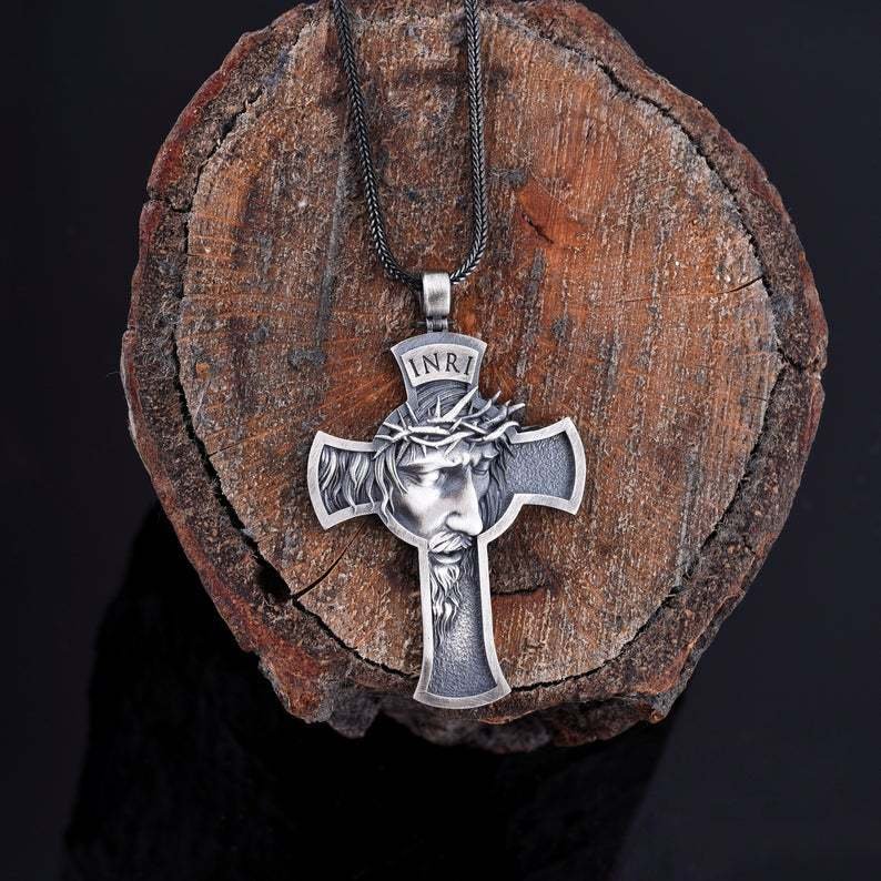 Vintage Crown Of Thorns Cross Necklace-Compassnice®