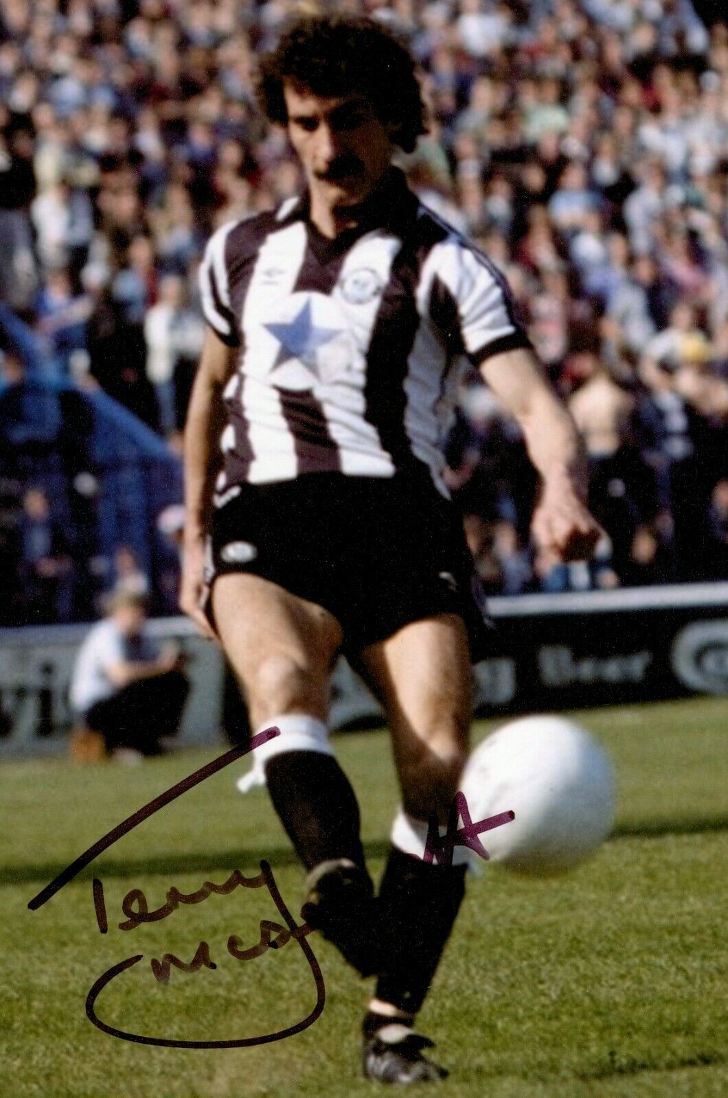 Terry McDermott Hand Signed 6x4 Photo Poster painting Newcastle United Liverpool Autograph + COA