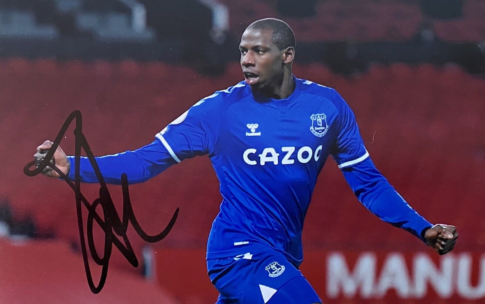 Abdoulaye Doucoure Genuine Hand Signed Everton 6X4 Photo Poster painting, See Proof, 2