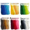 Friendship Bracelet String 6-Strand 120m Long DIY Hand Embroidery Threads Gradient Color Design for Bracelet DIY Crafts Sewing Embroidery Supplies