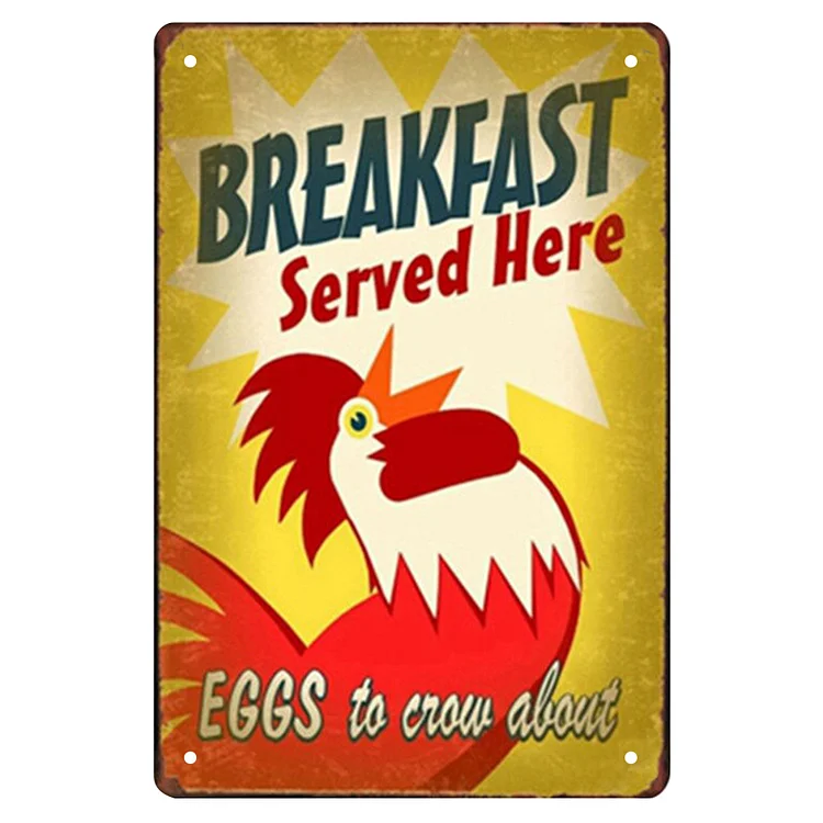 Beware of The Chicken Shit - Vintage Tin Signs/Wooden Signs - 7.9x11.8in & 11.8x15.7in
