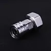 Garden Hose to Mini Power Washer Adapter Stainless Steel Leak-Proof Adapter 3/4 GHT to 1/4 Quick Connector for Car Wash & Outdoor Cleaning