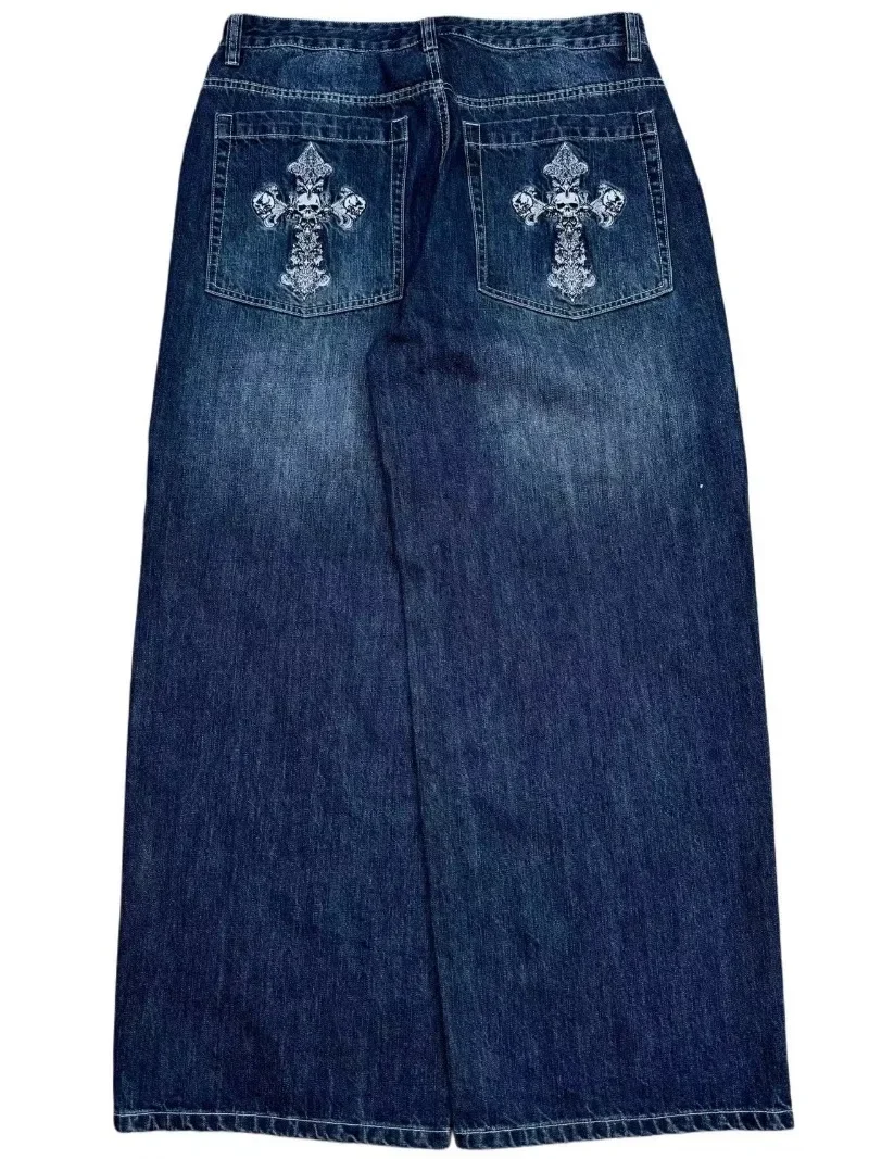 2025 New Y2k punk High Street original trend micro horn skinny jeans Men's pants Biker rock style low-rise fashion stretch pants