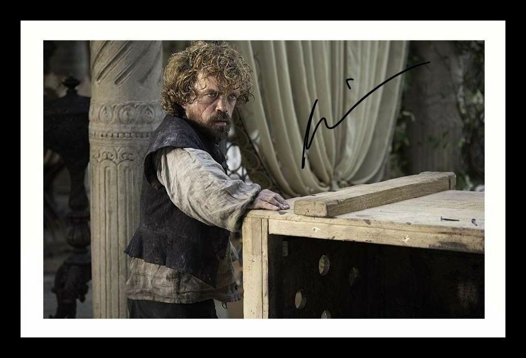 Peter Dinklage - Game Of Thrones Autograph Signed & Framed Photo Poster painting 3