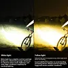 2Pcs Headlight & Taillight Bike Front Lamp Waterproof 4 Modes Bicycle Flashlight